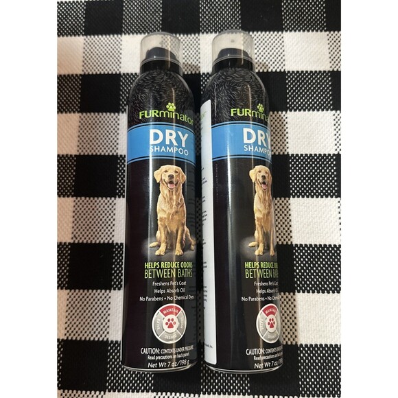 FURminator Dry Shampoo for Dogs - 7 OZ Lot Of 2 - Picture 1 of 2